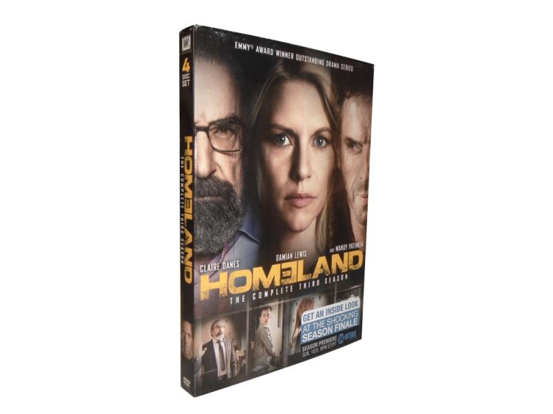 Homeland Season 3 DVD Box Set - Click Image to Close